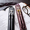 Pagemarker Lux-Leather Bible - Cross Black W/ Two Pen Holders