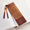 Bookmark-Pagemarker-Steadfast Love-LuxLeather-Tan/Brown