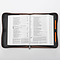 The Plans - Jeremiah 29:11  Large Pink Faux Leather Bible Cover, Zippered Case w/Handle