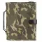 Tri-Fold Camo Large Bible / Book Organizer w/"Armor of God" Badge - Ephesians 6:13