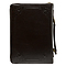 Medium The Holy Bible Dark Brown Faux Leather Classic Bible Cover