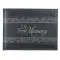 Guest Book in Loving Memory Charcoal