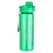 Christian Art Gifts Wide Mouth BPA-Free Reusable Plastic Sports Water Bottle w/Locking Flip-Top Lid & Carry Strap: I Can Do All Things - Philippians 4:13 Inspirational Bible Verse, Green, 28 oz.