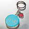 Keychain in Tin Big Heart 1 Cor. 16:14