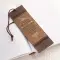 Bookmark-Pagemarker-Be Strong And Courageous-LuxLeather-Tan/Brown