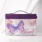 Medium Purple Botanic Butterfly Blessings Bible Cover: Blessed Jeremiah 17:7