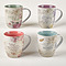 Floral Inspirations Set of 4 Mugs