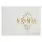 Guest Book White/Gold Mr. & Mrs. Our Wedding