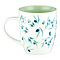 Mug Green/White Berries My Cup Overflows Ps. 23:5