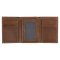 Wallet Leather Brown Ichthus Badge