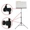 Rocket Folding Black Music Stand