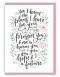 For I Know The Plans I Have For You A6 Greeting Card