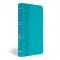 NASB Personal Size Bible, Teal LeatherTouch