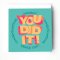 You did it! Christian congratulations card