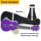 Rocket Series Soprano Purple Ukulele With Bag