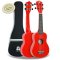 Rocket Series Soprano Red Ukulele With Bag