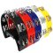 Pack of 10 Half Moon Assorted Colour Tambourine