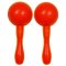 Red and Orange Plastic Maracas