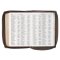 Floral Dusty Taupe Faux Leather Large Print Compact King James Version Bible