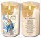 Easter Blessings LED Candle in Glass Jar with Timer