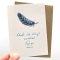 Under His Wings Little Note Encouragement Single Card