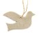 Dove Soapstone Christmas Decoration - Natural