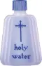 Plastic Holy Water Bottle with Cross (150ml) - Single