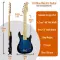 3rd Avenue Junior Electric Guitar Pack - Blueburst