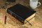 KJV, Amplified, Parallel Bible - Large Print, Bonded Leather, Black, Red Letter Edition