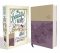 NIV, Beautiful Word Coloring Bible, Large Print, Imitation Leather, Purple/Tan