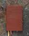 NASB, Thinline Bible, Genuine Leather, Buffalo, Brown, Red Letter, 1995 Text, Comfort Print