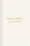 NIV, Tiny Testament Bible, New Testament, Leathersoft, White, Comfort Print