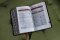 KJV, Thompson Chain-Reference Bible, Handy Size, European Bonded Leather, Black, Red Letter, Thumb Indexed, Comfort Print