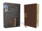 NIV, Thinline Reference Bible (Deep Study at a Portable Size), Leathersoft, Brown, Red Letter, Comfort Print