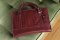 Extra Large Burgundy Imitation Skin Effect XL Bible Cover