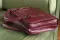 Extra Large Burgundy Imitation Skin Effect XL Bible Cover