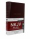 NKJV Pew Bible, Burgundy, Hardcover, Large Print, Words of Christ in Red, Color Maps, Table of Weights and Measures, Charts