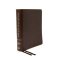 NKJV, Journal the Word Bible, Bonded Leather, Brown, Red Letter, Comfort Print