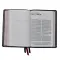 NKJV, Thinline Reference Bible, Large Print, Premium Goatskin Leather, Black, Premier Collection, Comfort Print, Black Letter