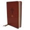 KJV Holy Bible: Large Print Thinline, Brown Leathersoft, Red Letter, Comfort Print: King James Version