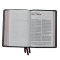 NKJV, Thinline Reference Bible, Large Print, Premium Goatskin Leather, Brown, Premier Collection, Comfort Print