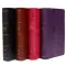 NKJV, End-of-Verse Reference Bible, Personal Size Large Print, Leathersoft, Purple, Red Letter, Comfort Print