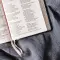 NKJV, Thinline Bible, Large Print, Leathersoft, Blue, Red Letter, Comfort Print