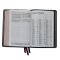 NKJV, Thinline Reference Bible, Large Print, Leathersoft, Black, Red Letter, Comfort Print