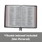 NKJV, Thinline Reference Bible, Large Print, Leathersoft, Black, Thumb Indexed, Red Letter, Comfort Print