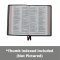 NKJV, Thinline Reference Bible, Large Print, Leathersoft, Black, Thumb Indexed, Red Letter, Comfort Print