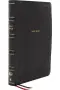 NKJV, Deluxe Thinline Reference Bible, Large Print, Leathersoft, Black, Thumb Indexed, Red Letter, Comfort Print