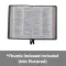 NKJV, Deluxe Thinline Reference Bible, Large Print, Leathersoft, Black, Thumb Indexed, Red Letter, Comfort Print