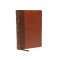 NKJV, Large Print Verse-by-Verse Reference Bible, Maclaren Series, Leathersoft, Brown, Comfort Print