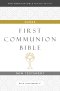 NABRE, New American Bible, Revised Edition, Catholic Bible, First Communion Bible: New Testament, Leathersoft, Blue